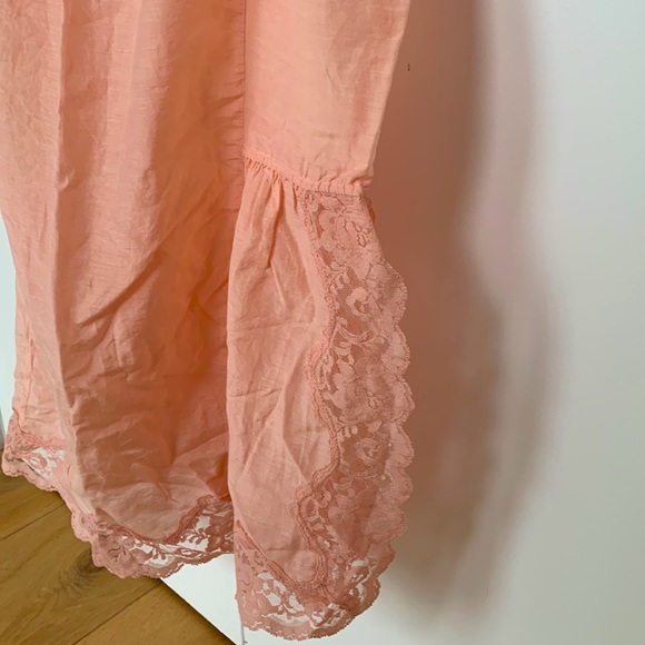 🦄 Sophie & Me coral top with lace trim - Picture 6 of 10